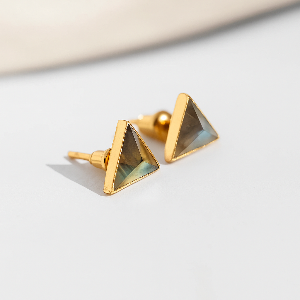 Cairo Labradorite Stud Earrings