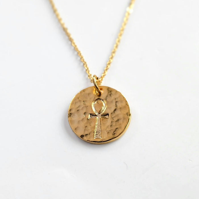 Ankh Coin Necklace