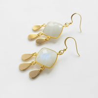 Bohemian Moonstone Earrings
