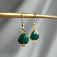 Emerald Drop Earrings