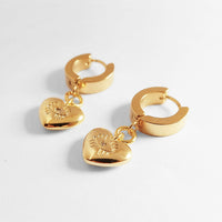 Evil Eye Huggie Hoops