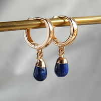 Lapis Lazuli Teardrop Earrings