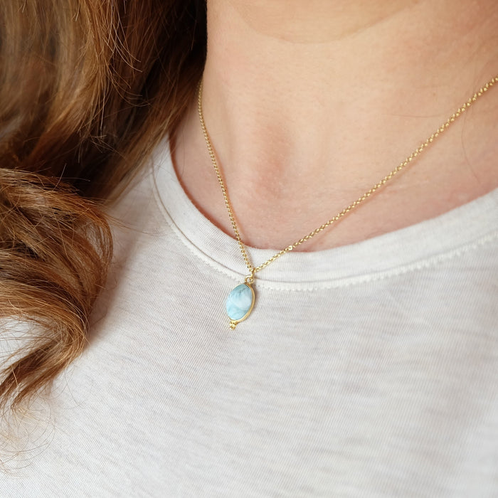 Larimar Necklace