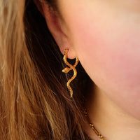 Medusa Snake Earrings