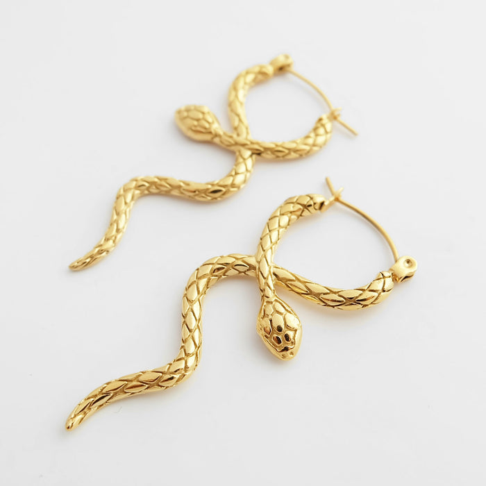 Medusa Snake Earrings