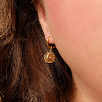 Moon Coin Earrings