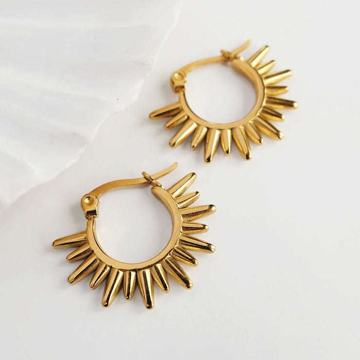 Sunrise Hoop Earrings
