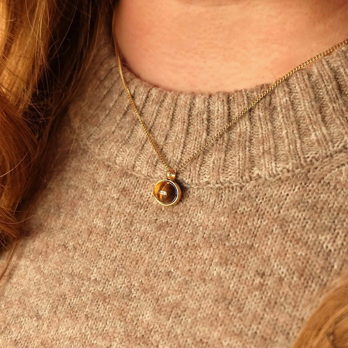 Dainty Tiger's Eye Necklace