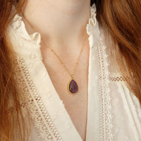 Amethyst Gemstone Necklace