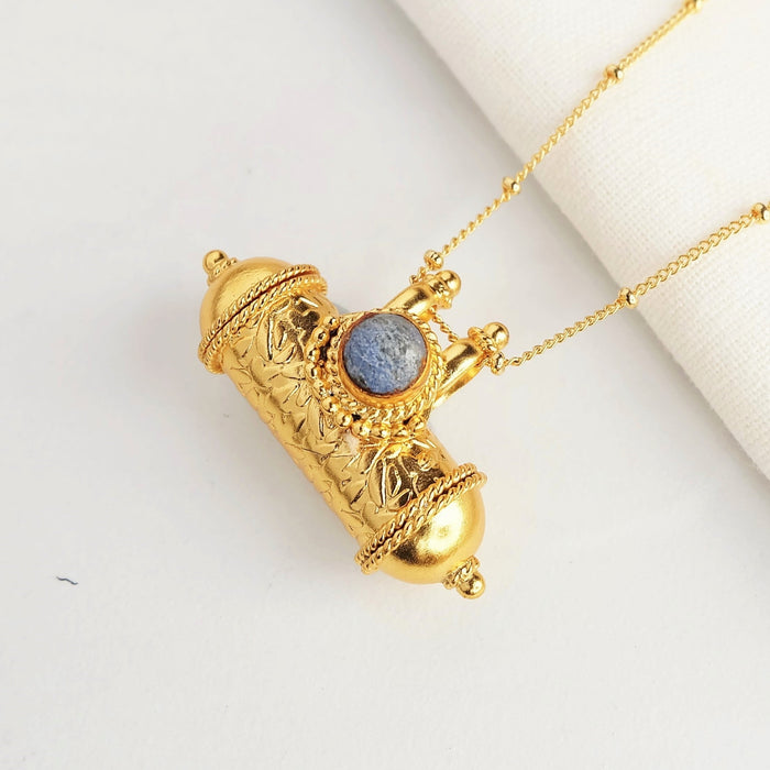 Gemstone Prayer Locket