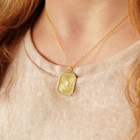Opal Sunburst Necklace