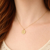 Bee Coin Necklace