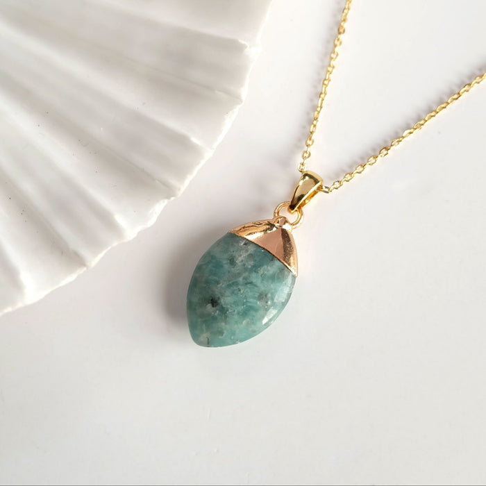 Apatite Oval Necklace