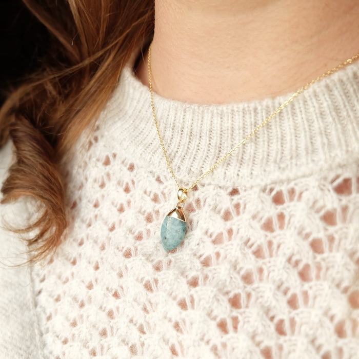 Apatite Oval Necklace