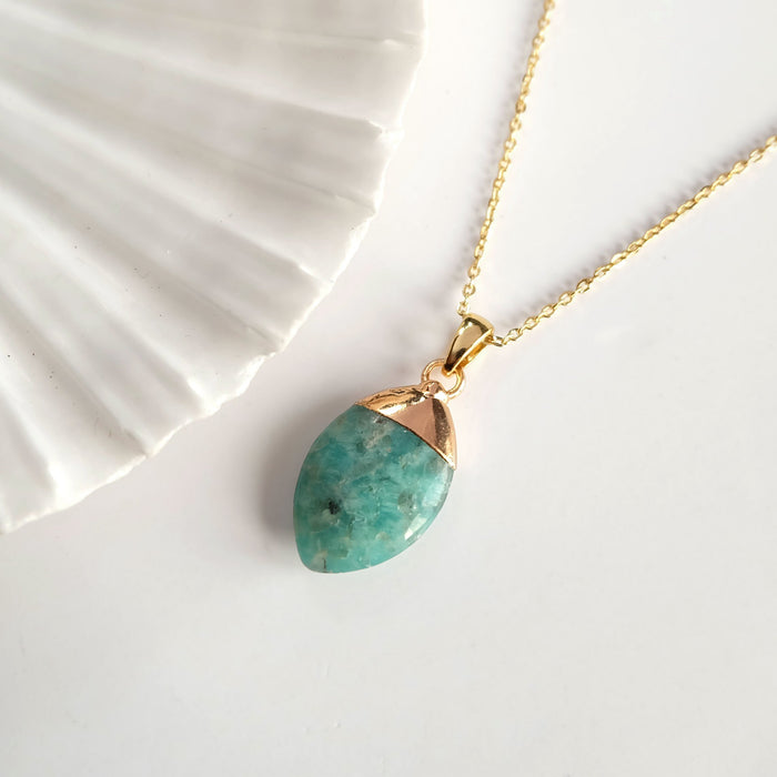 Apatite Oval Necklace