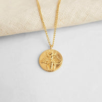 Bee Coin Necklace