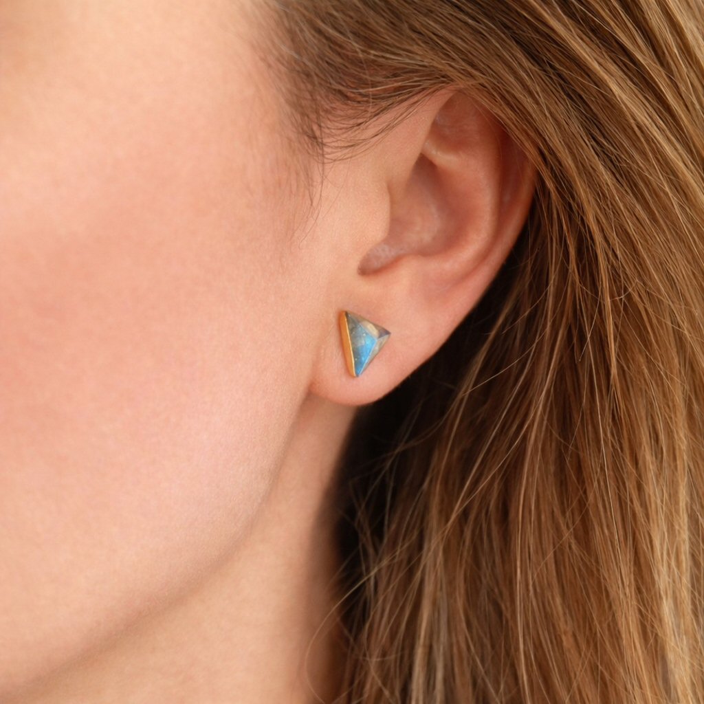 Cairo Labradorite Studs