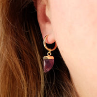 Carthage Gemstone Hoops