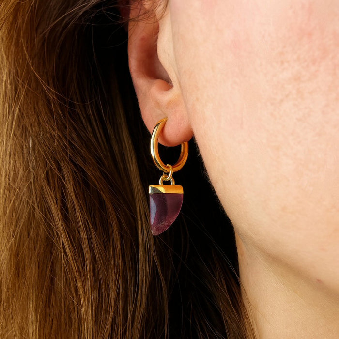 Carthage Gemstone Hoops