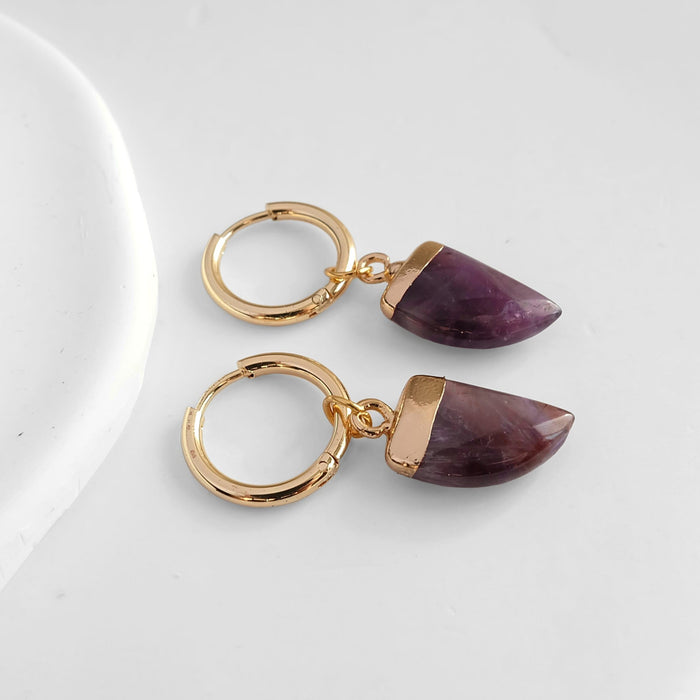 Carthage Gemstone Hoops