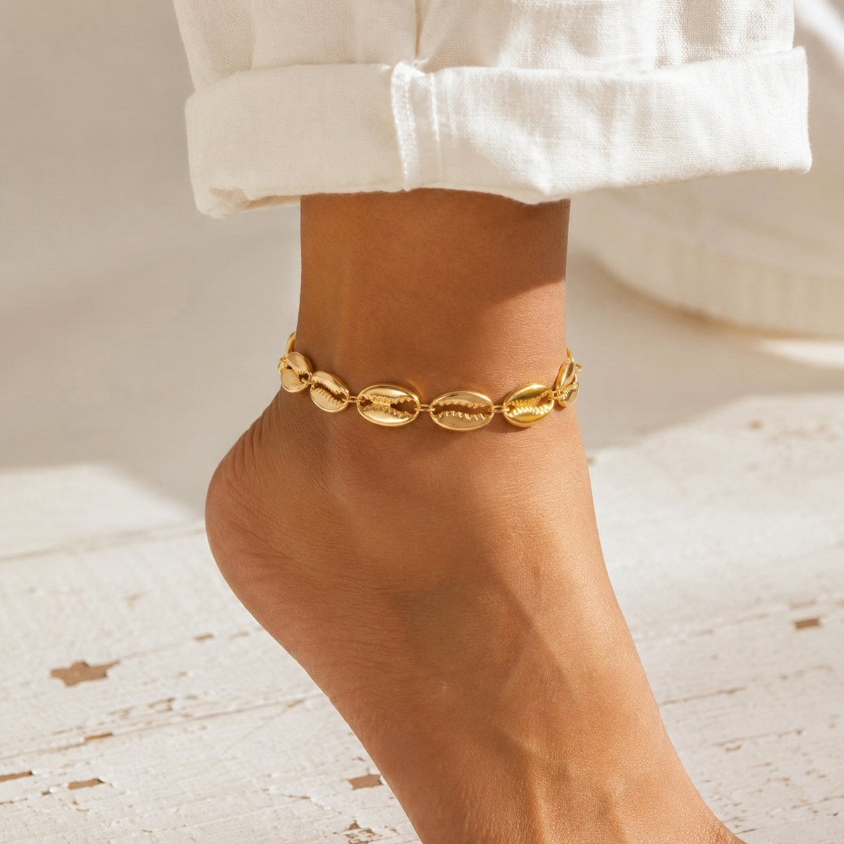Cowrie Shell Anklet