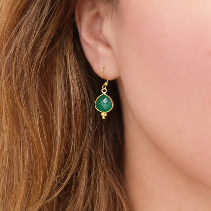 Emerald Drop Earrings