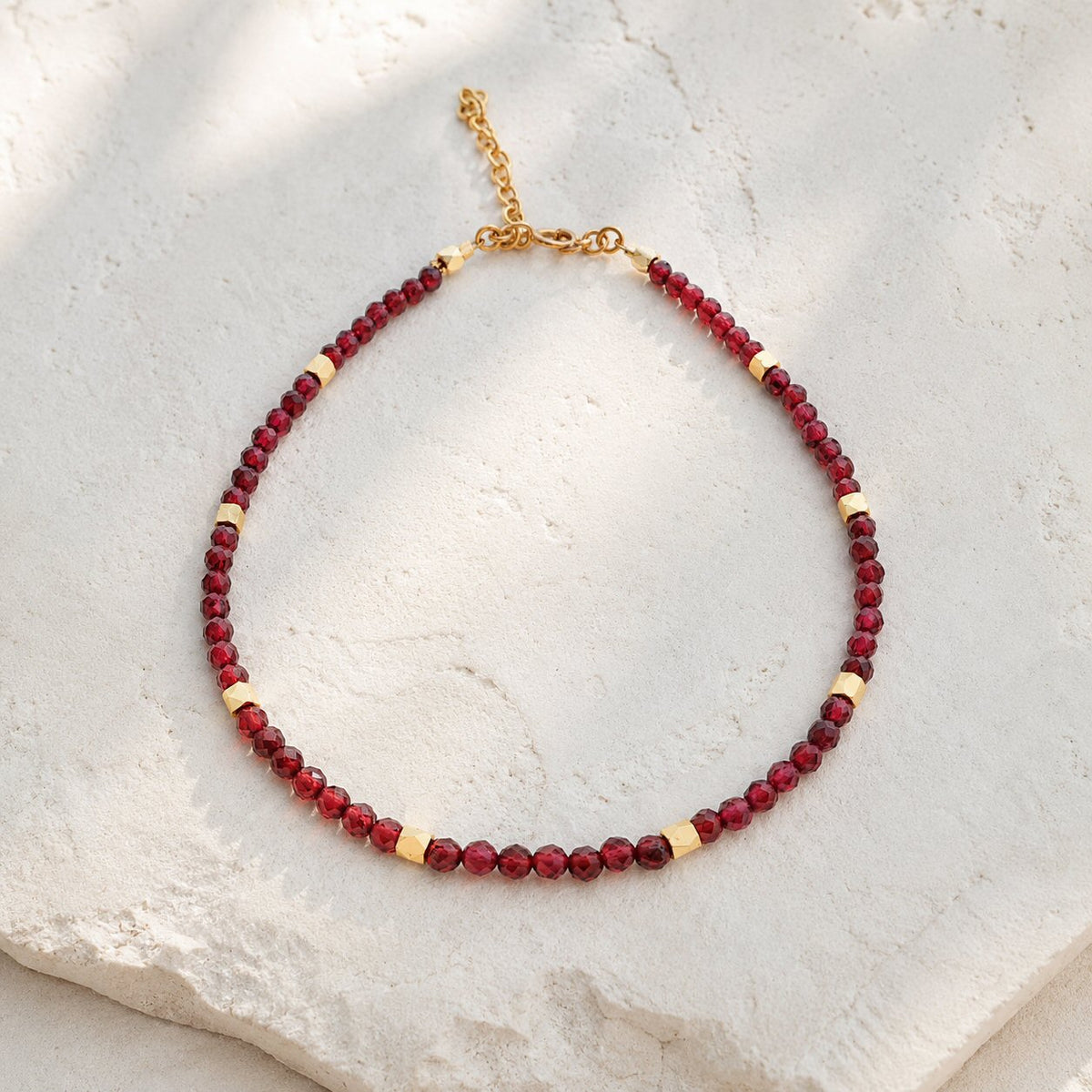 Garnet Anklet