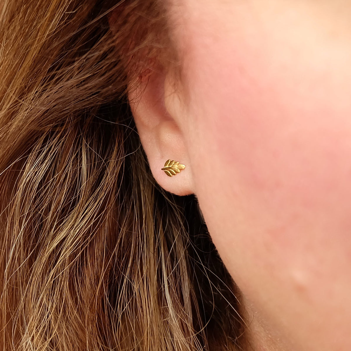 Leaf Stud Earrings