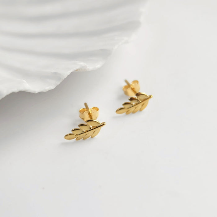 Leaf Stud Earrings