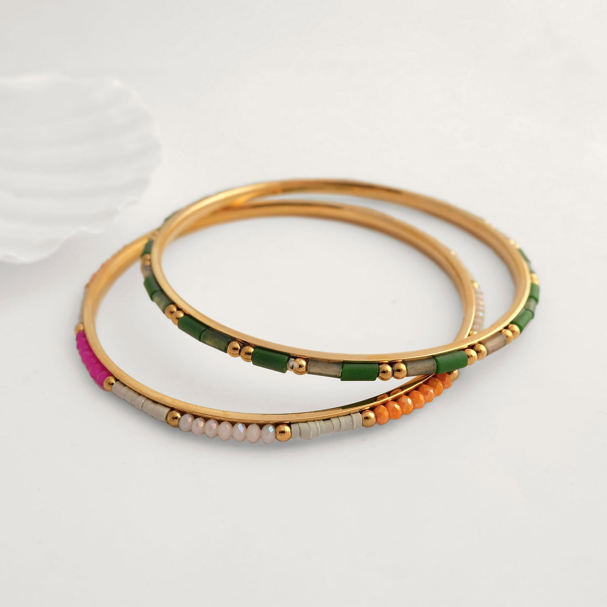 Lemuria Beaded Bangle