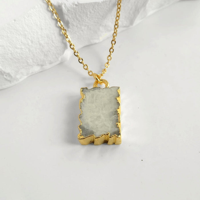 Raw Moonstone Necklace