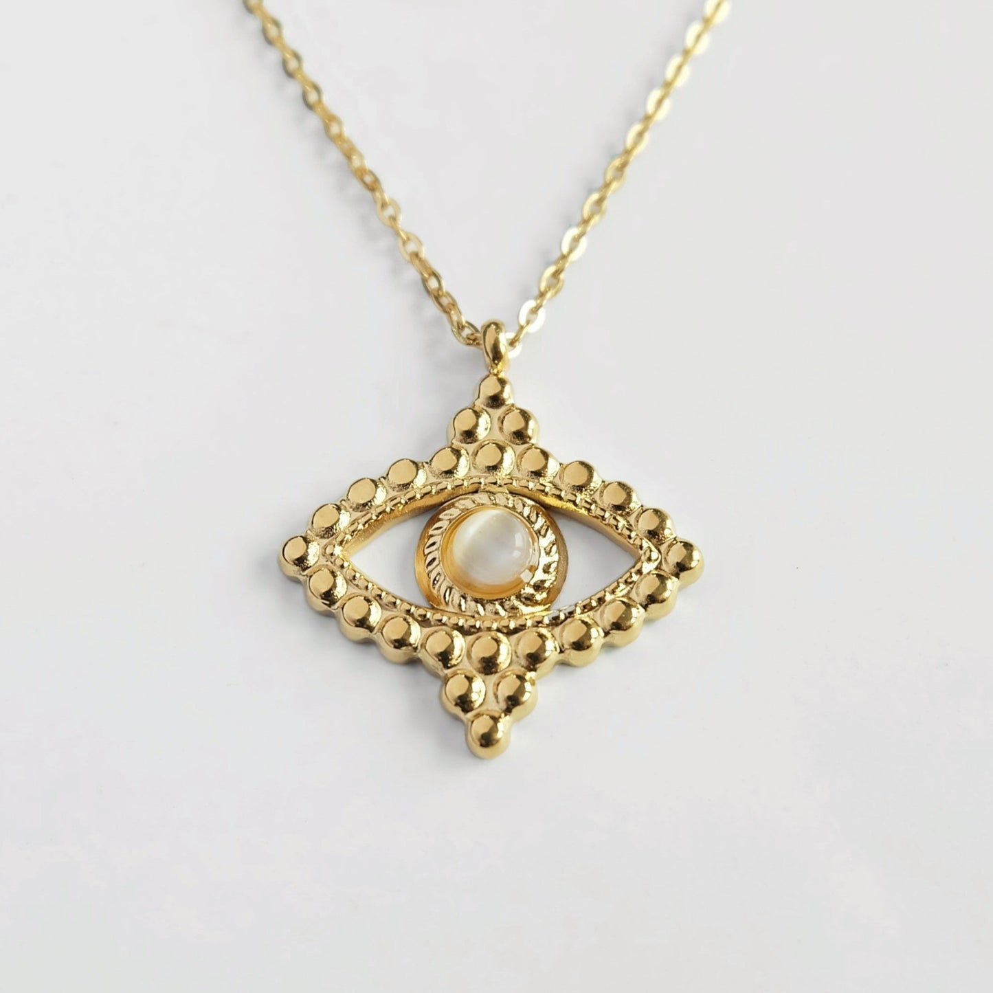 Gold Mystical Eye Necklace
