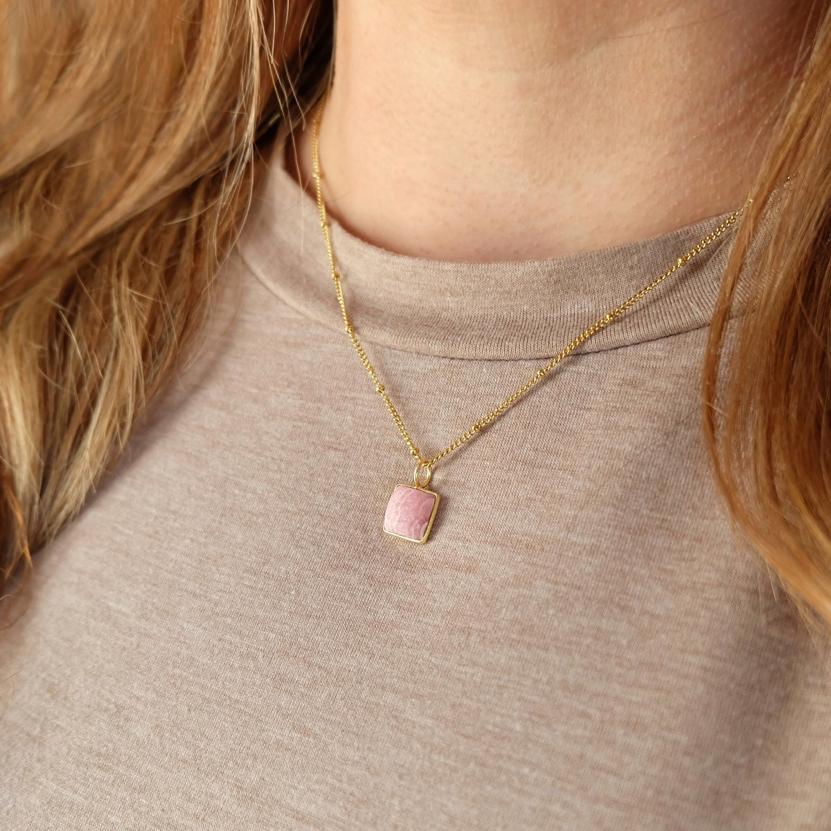 Rhodochrosite Necklace