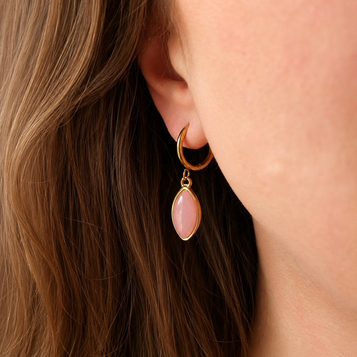 Tiger Rose Earrings