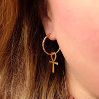 Sekhem Ankh Earrings