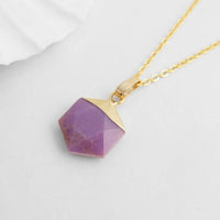 Sugilite Semi Precious Stone Necklace
