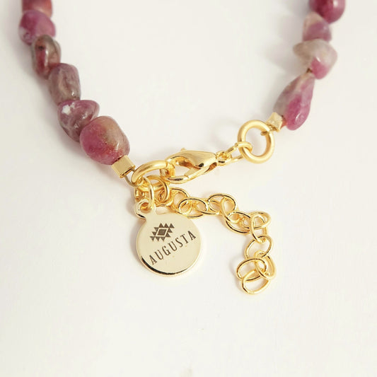 Ruby Spike Bracelet