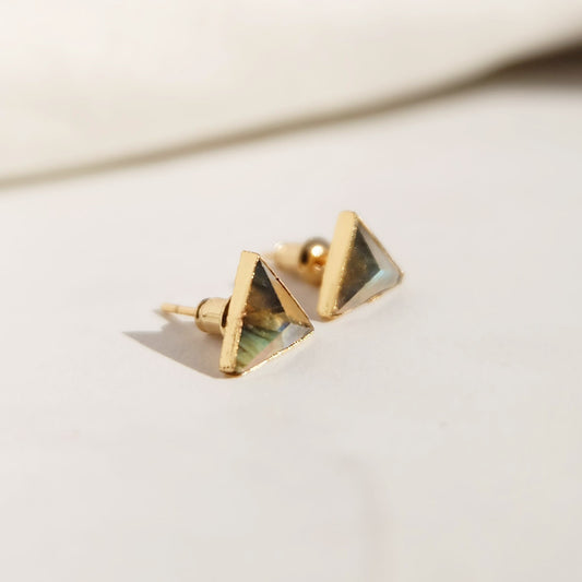 Cairo Gemstone Stud Earrings, gemstone stud earrings