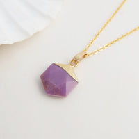 Sugilite Semi Precious Stone Necklace