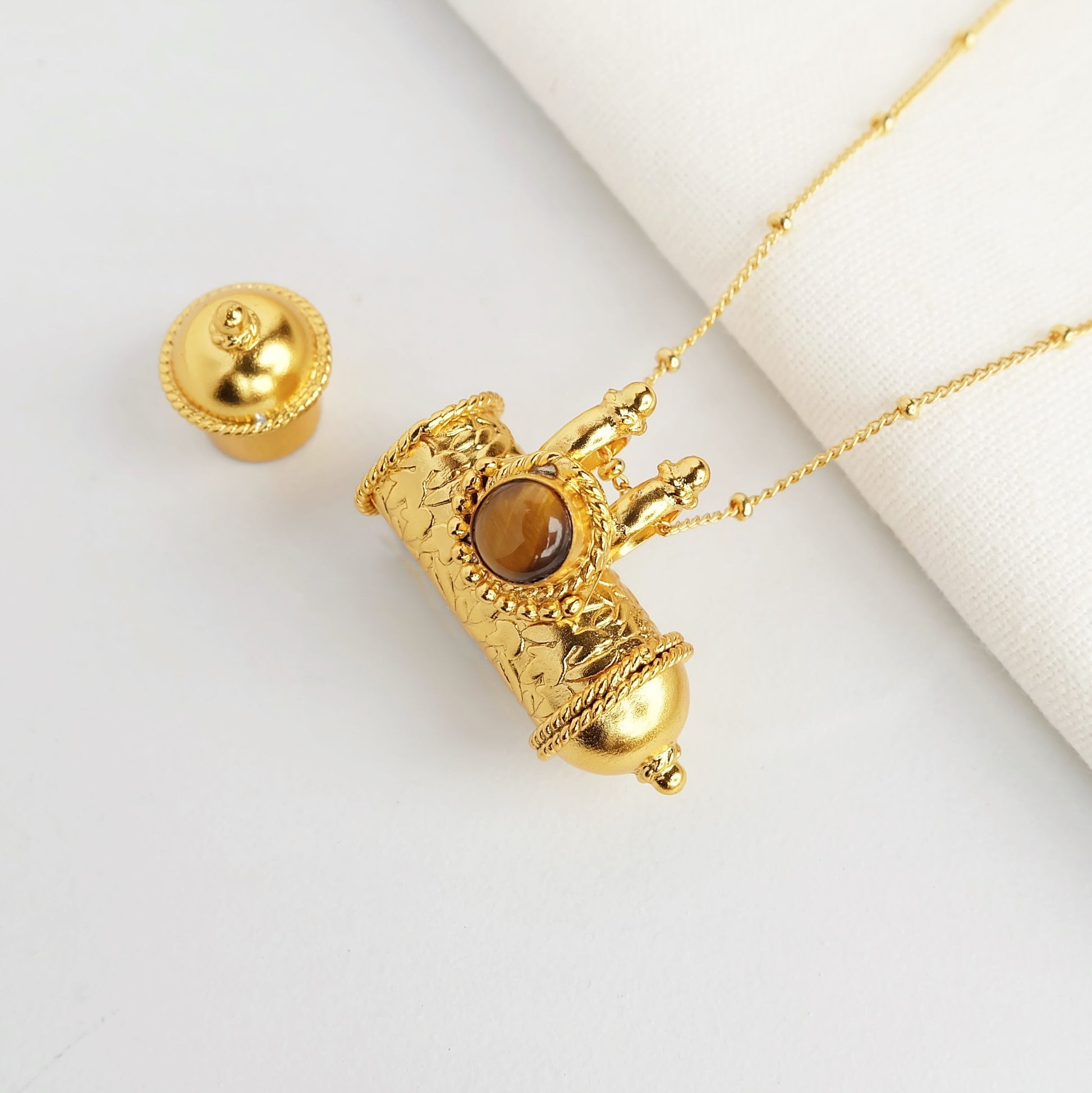 Gemstone Prayer Locket
