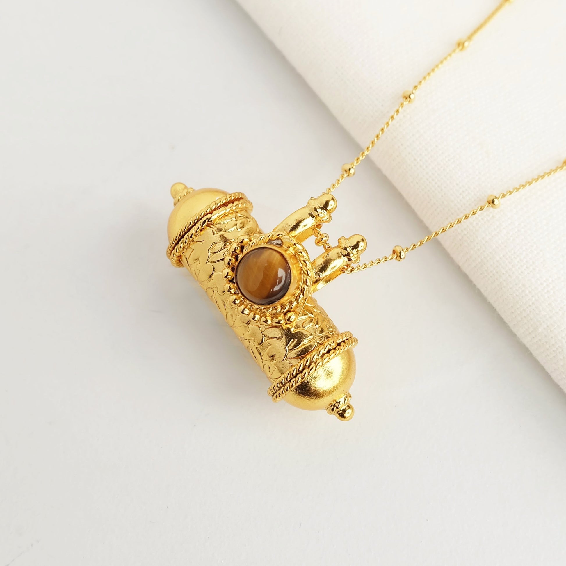 Gemstone Prayer Locket